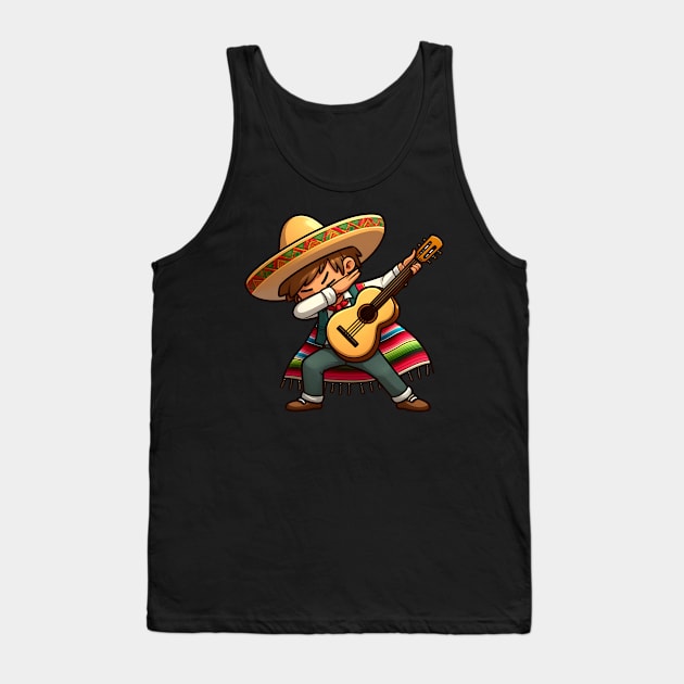 Dabbing through Cinco de Mayo Tank Top by SergioCoelho_Arts